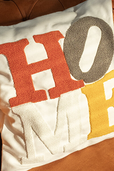 SWITA Punch Home Embroidered Single Decorative Special Design Throw Pillow Cover (Punch)