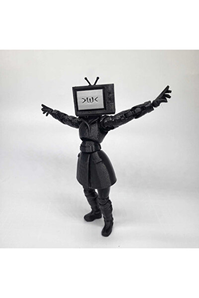 Genel Markalar Skibidi Toilet TV WOMAN Figür Hareketli Eklemli Figür