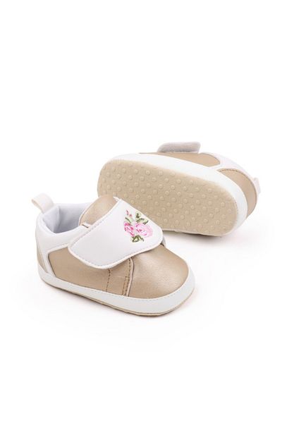 Superbaby Golden shoes for girls - Roses