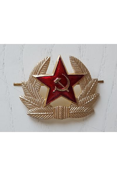 Edi Antik 6cm Russia Soviet Era Hat Badge. The Original Period