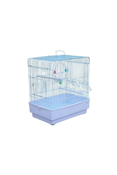 Others Metal Cage for Small Birds (Multicolor)