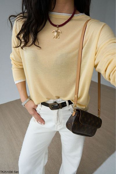 Litesa Women's Colorful Thin Knitwear Sweater