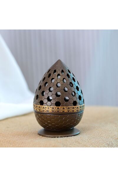 D&H مبخرة فحم - حامل بخور من الراتنج برائحة العود واللبان لليوجا والمنتجعات ا...