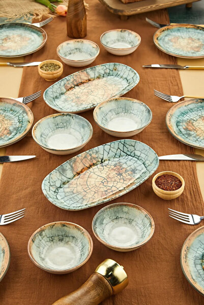 Toptancı Amca 14 Parça Pure Porselen Kahvaltı Seti – Şık, Dayanıklı ve Özel Tasarım