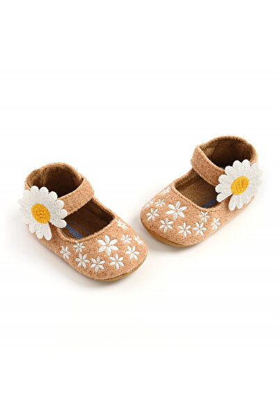 Superbaby Cream shoes with white daisy