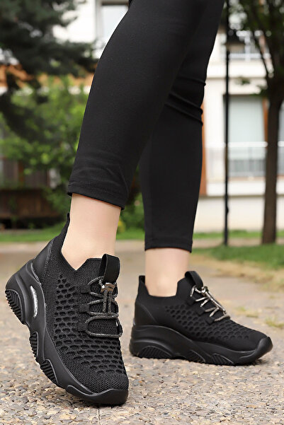 kajal ayakkabı DNR 101 Pantofi tricot cu șireturi de piatră