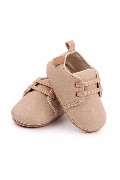 Superbaby Elegant cream lace-up shoes