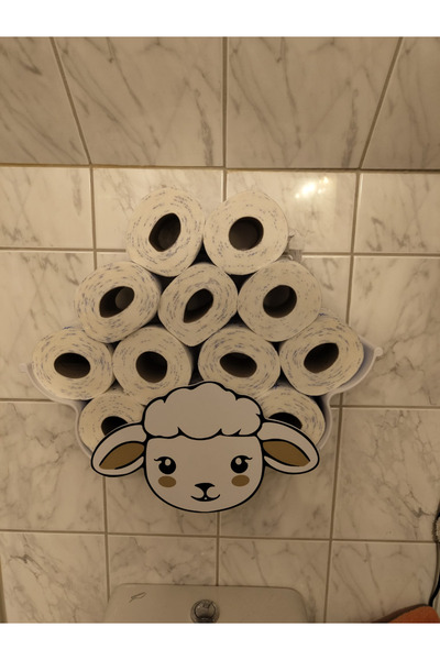 GİT3D kuzu tuvalet kağıdı rafı