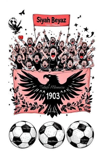 telaşe memuru زينة كعكة المروحة باللونين الأبيض والأسود - صورة الكيك والورق -...