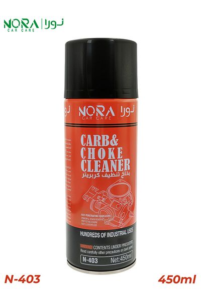 Nora Carb & Choke Cleaner 450ml – Powerful Cleaner for Carburetors & Fuel Systems - N-403