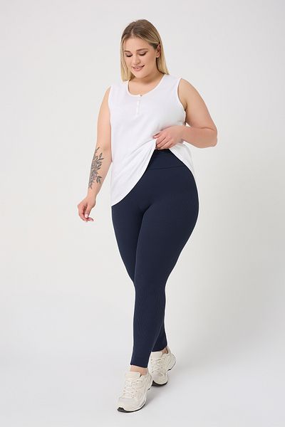 BANEGA Curve Large Size Κορδόνι Ψηλόμεσο Συλλεκτικό Μπλε Μπλε Κολάν