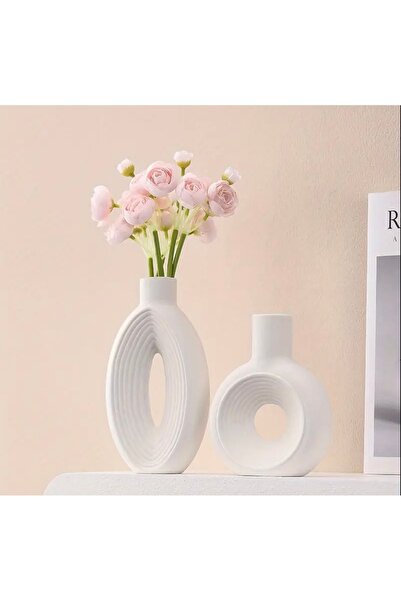 DEYART Σκανδιναβικό Μεγάλο Βάζο Μπουκέτο Ειδώλιο Λουλούδι Διακοσμητικό Μποέμ ...