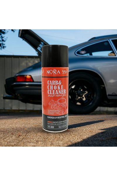 Nora Carb & Choke Cleaner 450ml – Powerful Cleaner for Carburetors & Fuel Systems - N-403