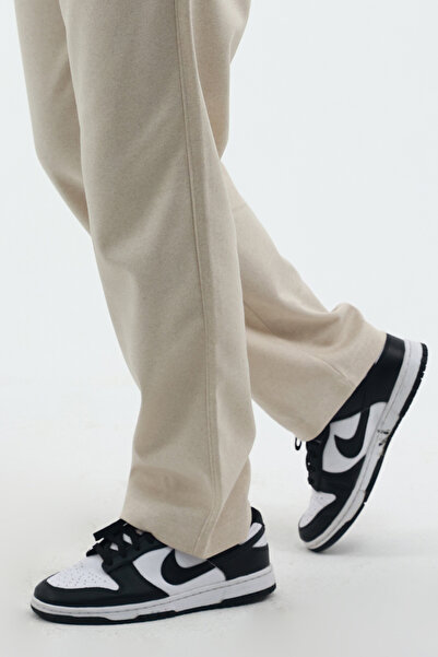 OXVİN Women's Baggy Wide Cut, Sports Sweatpants Style Oversize Loose Wide Leg Pants (Pike Fabric)