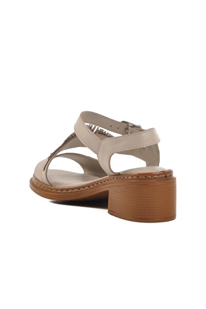Venüs Silver Genuine Leather Women's Sandals 25020310 Y Z