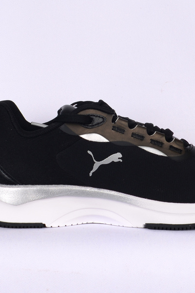 Puma 397804 02 Softride Orta Metalic Dream Bağcıklı Havalı Kumaş Yapılı Siyah Kadın Günlük Spor Ayak