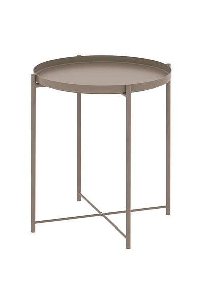 Generic Tray table, dark grey-beige, 45x53 cm