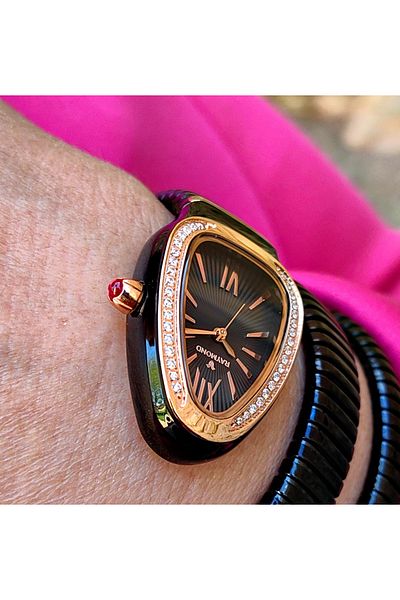 Raymond Snake Steel Women's Watch