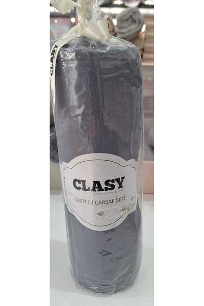 Clasy طقم شرشف مطاطي من رانفورس مينيل V5 أنثراسيت 160*200 سم