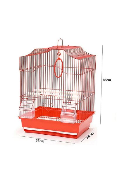 Others Metal Bird Cage with Perch and Swing
