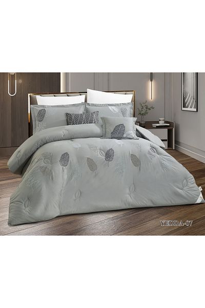 Levore Horse comforter set, made of silky-soft 100% cotton, with a modern and distinctive pattern that satisfies all tastes, 8 pieces, king size