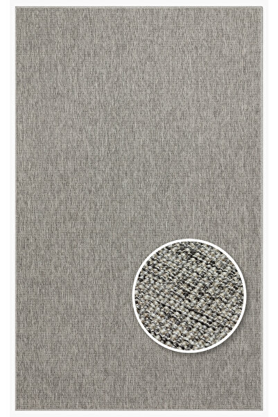 Eko Halı Eko Halı Ventura VNT 2705 Grey Hav Vermeyen Kolay Temizlenebilir Sis...