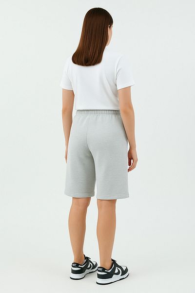 OXVİN Capsule Women's Comfort Regular Pike Fabric Double Leg Bermuda Shorts