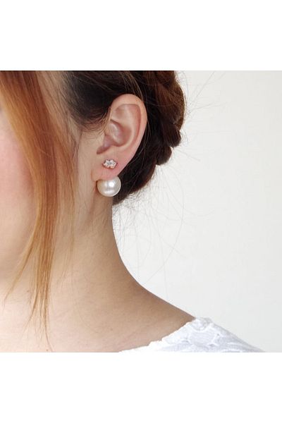SIC MODA Sic Moda 5986 Flower Earring Set
