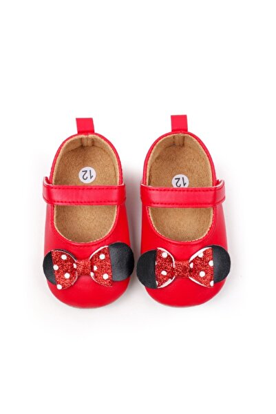 Superbaby Red shoes with bow - Mouse