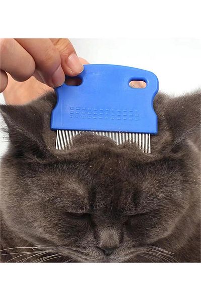 MR RZN STORE Pet Care Comb - Cat Dog Rabbit Fine Toothed Lice Flea Comb