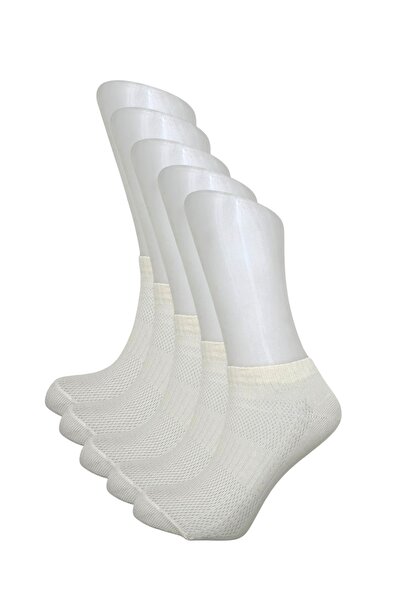 Black Arden Socks Çocuk Ekru Çorap 5'li Pamuklu Rahat Günlük Black Arden Socks