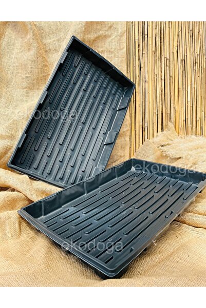 Ekodoğa Viyol Tepsisi 6 Adet Derinlik 5 cm Viyol Altlığı Fide Tepsisi Saksı A...