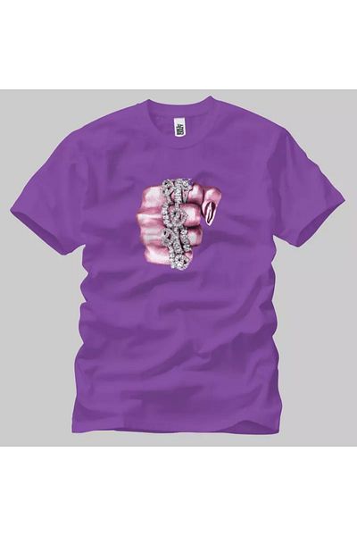 Built By Crazy Μπλουζάκι Unisex Crystal Hand