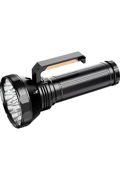 idragon Ultra Güçlü Fan Soğutmalı 48000 Lümen El Feneri 21700mAh Güneş Enerji...