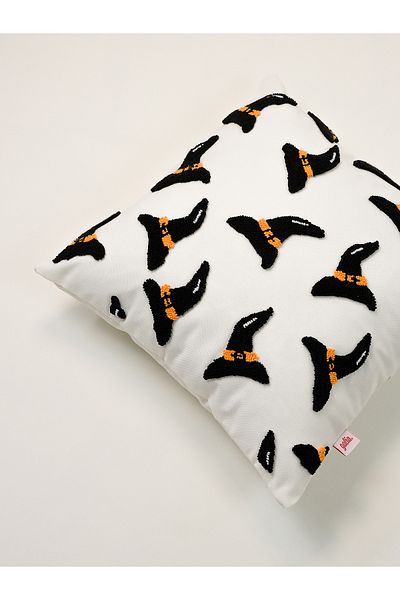Galia Tasarım Witch Please! - Halloween Themed Witch Hats Punch Throw Pillow Pillow Case
