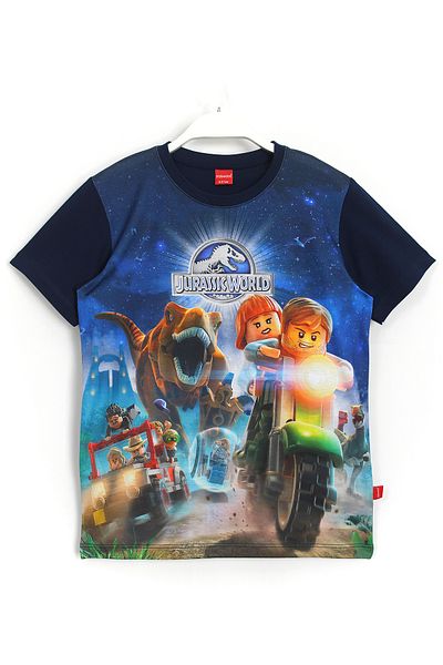 DobaKids Dinosaur Playstation 4 Xbox Console Game Jurassic World 3D Printed Boys' T-Shirt