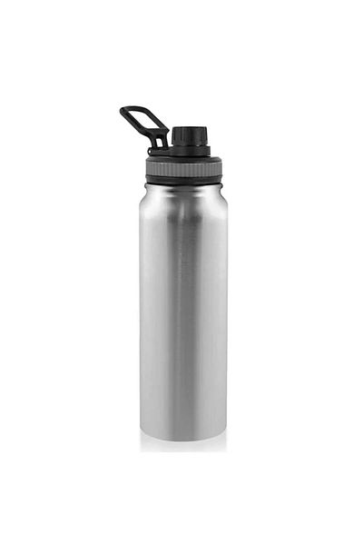 PUFO Termos metalic de camping pentru băuturi, izotermic, 500 ml, gri