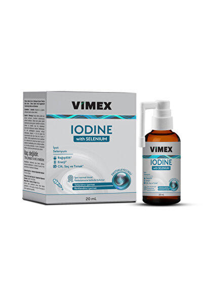 Vimex قطرات اليود مع السيلينيوم 20 مل - اليود، السيلينيوم