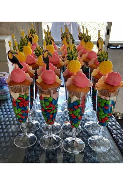 Genel Markalar Sunumluk &şampanya Bardağı &meşrubat Bardağı (ŞEFFAF AYAK)10 Adet