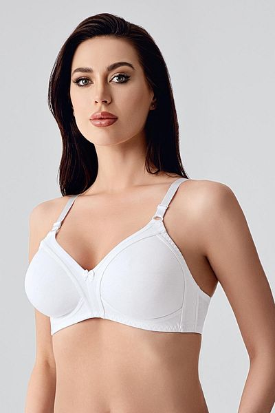 C&City White Supportless Minmizer Bra - C11750