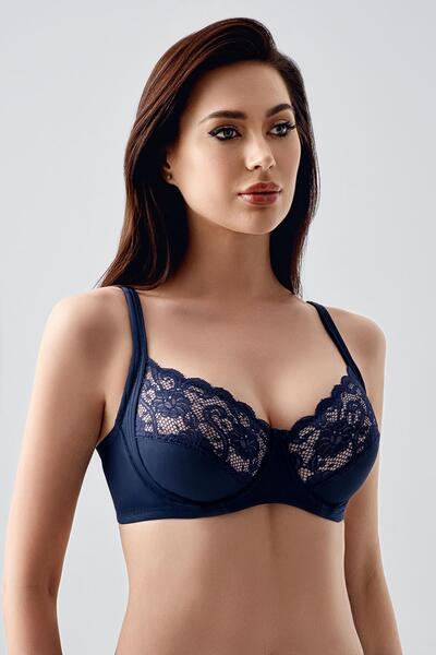 C&City Balenli Toparlayıcı Sütyen C16000 Lacivert