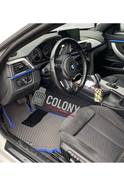COLONY Bmw 3 Serisi F30 Kasa Hücreli Premium Eva Paspas Seti Tam Set Paspas T...