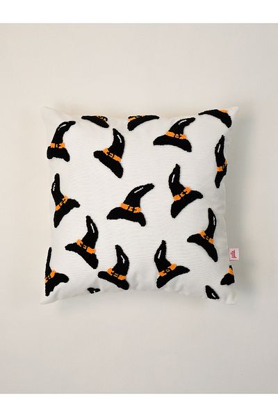 Galia Tasarım Witch Please! - Halloween Themed Witch Hats Punch Throw Pillow Pillow Case