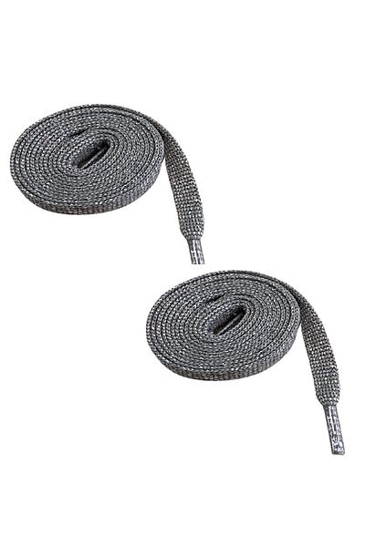 Mawrond 120 Cm, Flat Shiny, Gold or Silver Glitter Shoelaces, Sports Convers, Casual Laces