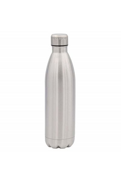 PUFO Termos metalic clasic pentru băuturi, izotermic, 500 ml, gri