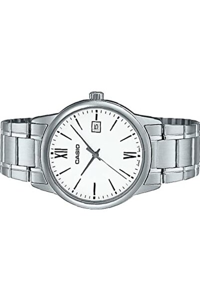 Casio Casio Analog Watch with Black Dial and Stainless Steel Strap for Men - MTP-V002D-1BUDF