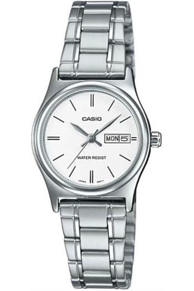 Casio Casio Women's Stainless Steel Analog Quartz Watch LTP-V006D-7B2UDF, Silver