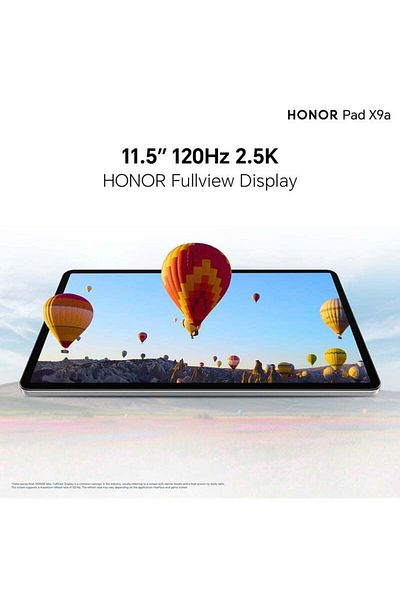 HONOR Pad X9a 11.5 Inch Grey 8GB RAM 128GB Wi-Fi With Free Protective Flip Cover - Middle East Version
