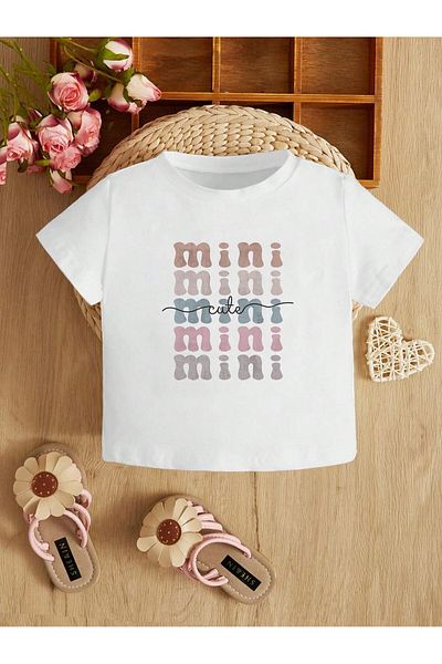 macklin Tricou Mama Girl Cool Printed Mother Daughter (este un singur produs, poate fi combinat prețuri separate)