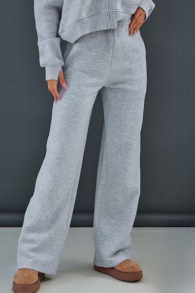 vladivosto Loose Fit Wide Leg Summer 2 Thread Baggy Sweatpants Large Size Legs Gray Black